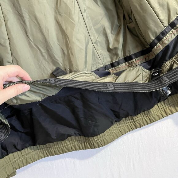 Burton Dryride Da Nang Green Ski Snowboard softshell Jacket Coat size L Hoodie - Picture 10 of 13